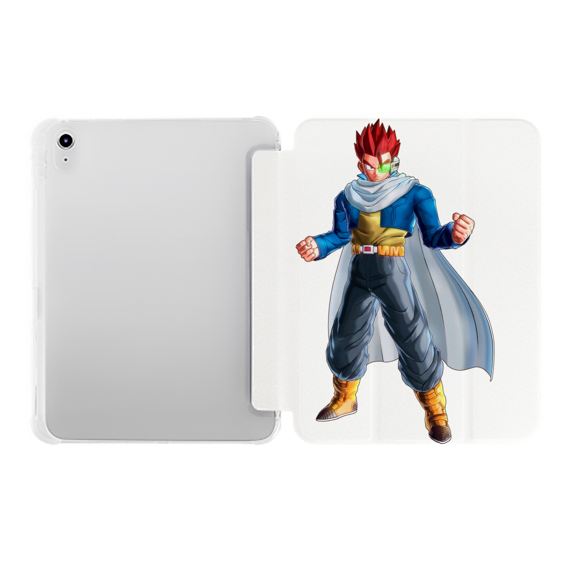 （画像用） ドラゴンボール 孫 悟飯（そんごはん）DRAGON BALL Son Gohan IPad ケース ペン収納付き 三つ折りスタンド PUレザー×シリコン 対応機種9.5/10.5/10.9インチ